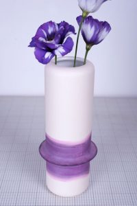 vase hours céramique design dégradé faïence designer rennes modèle unique